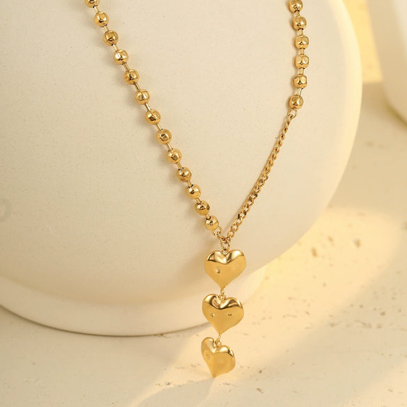 Necklace Stainless Steel Geometric Electroplating Fashion Pendant