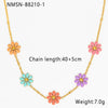 Necklace Stainless Steel Geometric Electroplating Women's Fashion