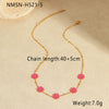 Necklace Stainless Steel Geometric Electroplating Women's Fashion