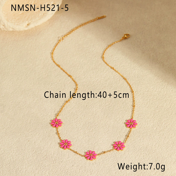 Necklace Stainless Steel Geometric Electroplating Women's Fashion
