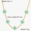 Necklace Stainless Steel Geometric Electroplating Women's Fashion