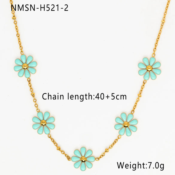 Necklace Stainless Steel Geometric Electroplating Women's Fashion