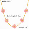 Necklace Stainless Steel Geometric Electroplating Women's Fashion