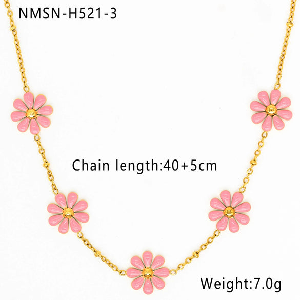 Necklace Stainless Steel Geometric Electroplating Women's Fashion