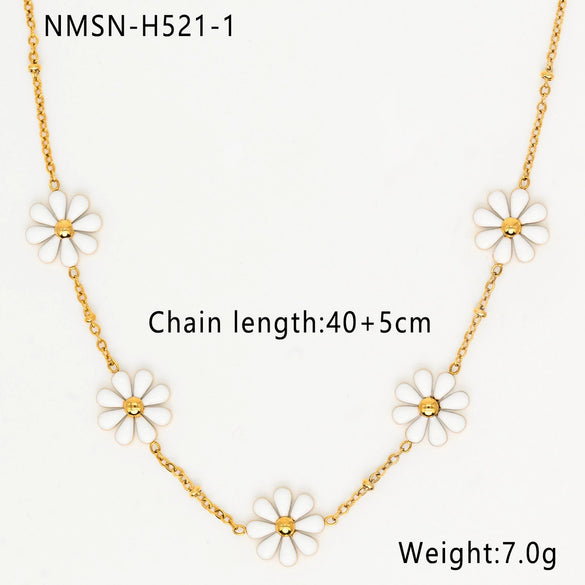 Necklace Stainless Steel Geometric Electroplating Women's Fashion