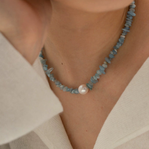 Necklace Stainless Steel Geometric Electroplating Women's