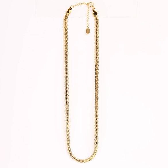 Necklace Stainless Steel Geometric Gold Inlaid Electroplating Unisex Light Luxury Style