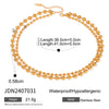 Necklace Stainless Steel Geometric Minimalist Electroplating For Women