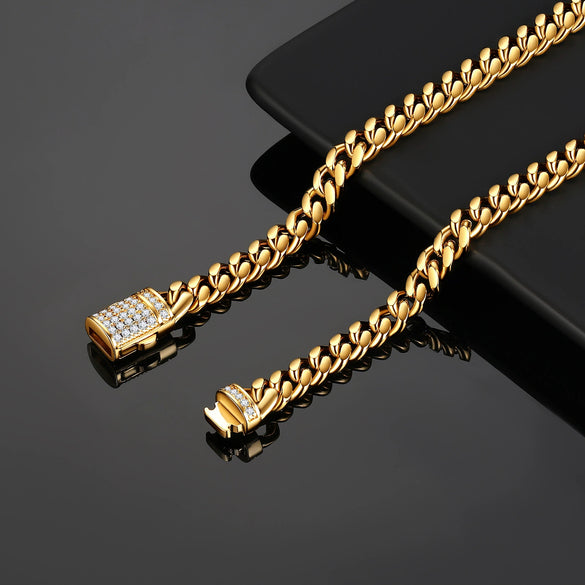 Necklace Stainless Steel Geometric Polishing Electroplating Unisex
