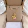 Necklace Stainless Steel Geometric Titanium Steel Copper Light Luxury Elegant Gorgeous Allmatch Clavicle Chain Unisex