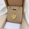 Necklace Stainless Steel Geometric Titanium Steel Copper