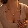 Necklace Stainless Steel Geometric Y Word Tassel Long Stick Pendant Electroplating For Women
