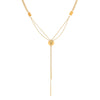Necklace Stainless Steel Geometric Y Word Tassel Long Stick Pendant Electroplating For Women