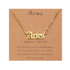 Necklace Stainless Steel Goldplated Constellation Ochain Jewelry
