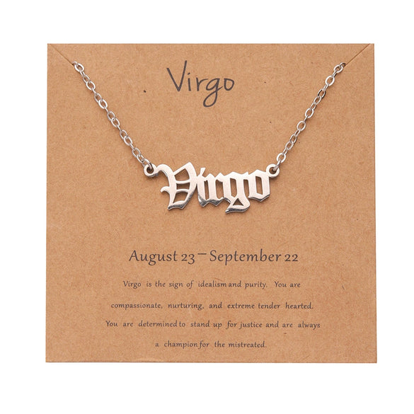 Necklace Stainless Steel Goldplated Constellation Ochain Jewelry
