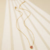 Necklace Stainless Steel Heart Drop Geometric Shape Simple Style Electroplating Women's