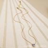 Necklace Stainless Steel Heart Drop Geometric Shape Simple Style Electroplating Women's