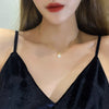 Necklace Stainless Steel Heart Shape Fashion Highend Electroplating For Girls