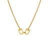 Necklace Stainless Steel 18K Gold Plated Geometric Style Electroplating