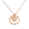 Necklace Stainless Steel Love Heart Pendant Simple Fashion