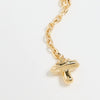 Necklace Stainless Steel Mushroom Pendant Handwoven Rope 18K Gold Plated Star Pattern Minimalist Style
