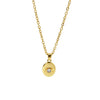 Necklace Stainless Steel O Shaped Chain Copper Inlaid Zirconium Devil's Eye Constellation Electroplating Design