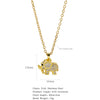Necklace Stainless Steel O Shaped Chain Copper Inlaid Zirconium Devil's Eye Constellation Electroplating Design
