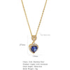 Necklace Stainless Steel O Shaped Chain Copper Inlaid Zirconium Devil's Eye Constellation Electroplating Design