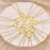 Necklace Stainless Steel O Shaped Chain Twelve Constellations Copper Zircon
