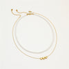 Necklace Stainless Steel Pearl Love Pendant 18K Gold Plated Titanium Steel Jewelry