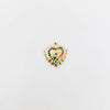 Necklace Stainless Steel Retro Geometric Electroplating Oil Drop Pendant Snake Bone Chain
