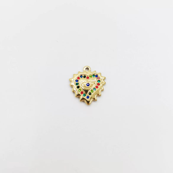 Necklace Stainless Steel Retro Geometric Electroplating Oil Drop Pendant Snake Bone Chain