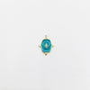 Necklace Stainless Steel Retro Geometric Electroplating Oil Drop Pendant Snake Bone Chain