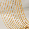 Necklace Stainless Steel Snake Bone Chain Multi Layer Stacked Unisex With Cartoon Characters U Shape Electroplated