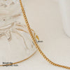 Necklace Stainless Steel Snake Bone Chain Multi Layer Stacked Unisex With Cartoon Characters U Shape Electroplated