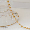 Necklace Stainless Steel Snake Bone Chain Multi Layer Stacked Unisex With Cartoon Characters U Shape Electroplated