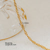 Necklace Stainless Steel Snake Bone Chain Multi Layer Stacked Unisex With Cartoon Characters U Shape Electroplated