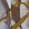 Necklace Stainless Steel Snake Bone Chain Ushape Electroplated