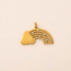 Necklace Stainless Steel Titanium Steel Copper Geometric Retro Vacuum Plated Electroplating