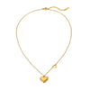 Necklace Stainless Steel Titanium Steel Double Heart Geometric Electroplated Women