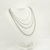 Necklace Stainless Steel Titanium Steel Egg Geometric Electroplated Keel Chain