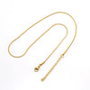 Necklace Stainless Steel Titanium Steel Egg Geometric Electroplated Keel Chain