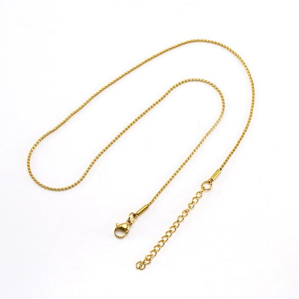 Necklace Stainless Steel Titanium Steel Egg Geometric Electroplated Keel Chain