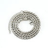 Necklace Stainless Steel Titanium Steel Egg Geometric Electroplated Keel Chain