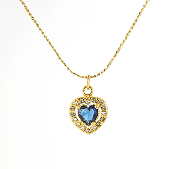 Necklace Stainless Steel Titanium Steel Egg S Chain Heart Shape Drop Shape Geometric Electroplating Highend Couple Style