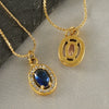 Necklace Stainless Steel Titanium Steel Egg S Chain Heart Shape Drop Shape Geometric Electroplating Highend Couple Style