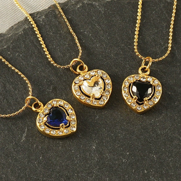 Necklace Stainless Steel Titanium Steel Egg S Chain Heart Shape Drop Shape Geometric Electroplating Highend Couple Style