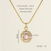 Necklace Stainless Steel Titanium Steel Egg S Chain Heart Shape Drop Shape Geometric Electroplating Highend Couple Style