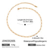 Necklace Stainless Steel Titanium Steel Geometric Animal Electroplating Style