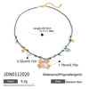 Necklace Stainless Steel Titanium Steel Geometric Animal Electroplating Style
